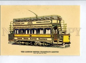 416181 London United Tramways Limited TRAM Old postcard