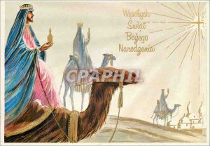 Postcard Modern Wesolych Swiat Bozego Narodzenia Camel