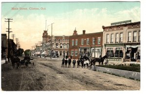 Main Street, Clinton, Ontario, Used 1910