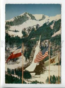 3165073 Germany SKIFLUGSCHANZE OBERSTDORF Ski Jump US flag