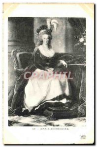 Old Postcard Marie Antoinette