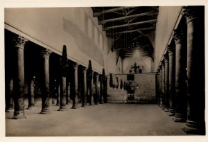 Palestine Israel the Nativity Grotto Bethlehem Vintage RPPC BS15