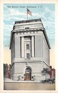 New Masonic Temple Washington, DC USA Unused 