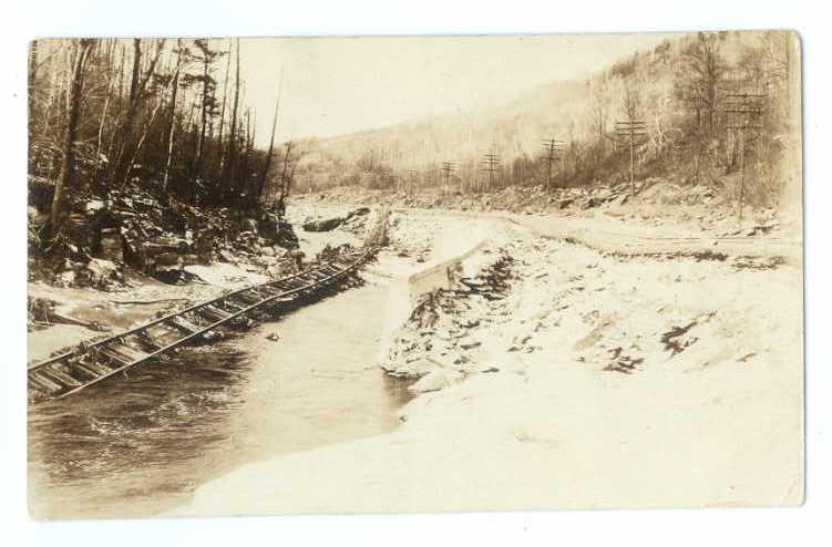 RPPC of Railroad Tracks after a Flood, Location not known