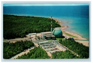 Vintage Big Rock Point Nuclear Power Plant Charlevoix, MI Postcard F58 