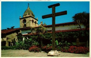 CPM AK Inner Quadrangle of the famous Carmel Mission MEXICO (599479)