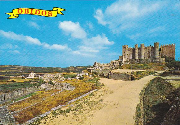 Portugal Odidos Partial View Of The Castle