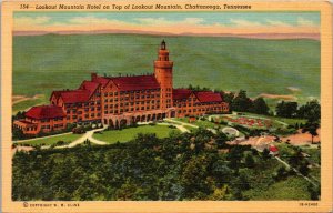 Lookout Mountain Hotel on Lookout Mountain Chattanooga TN Postcard PC122