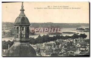 Postcard Old Towers A Flight D & # 39Oiseau The Saint Pierre Des Corps And & ...