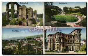 Postcard Old Kaiserpalasf Bmphitheater Alt Trier