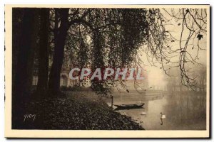 Old Postcard Fontainebleau S and M Palace Autumn Morning