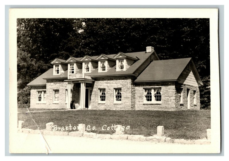 Braxton County Cottage Weston West Virginia Vintage Standard View RPPC Postcard