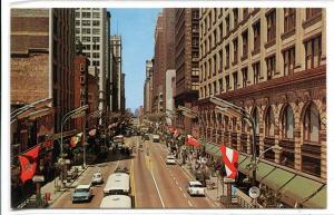 State Street Scene Chicago Illinois postcard