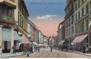 MULHAUSEN i. E., Germany now France, 1917 ; Wildemannstrasse