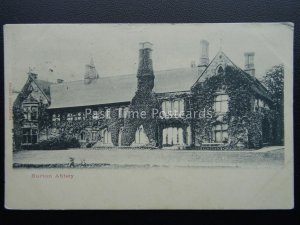 Staffordshire Burton on Trent BURTON ABBEY c1902 UB Postcard by Valentine