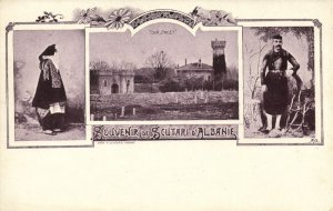 albania, SHKODRA SHKODER SCUTARI, Multiview, Tour Paget, Costumes (1899)