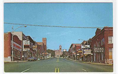 Superior Avenue Walgreens Drug Store Crystal Falls Michigan postcard