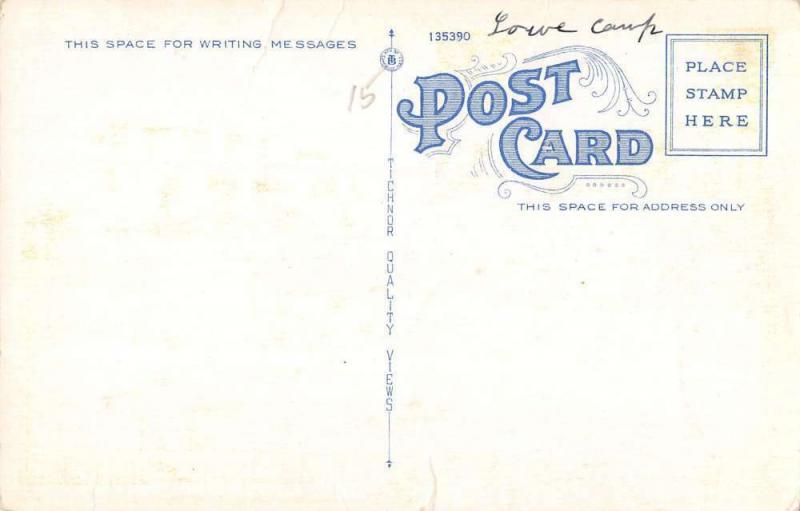 Sumter South Carolina Pocalla Cottage Camp Pool Antique Postcard K26261