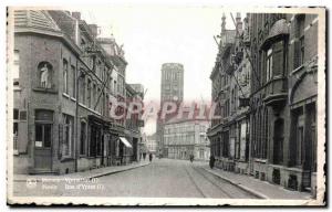 Old Postcard Meench Ypres Menin Street D