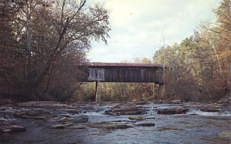 Meadows Mill Covered Bridge - Hallawakee Creek AL, Alabama