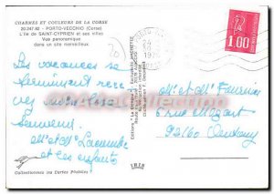 Modern Postcard Corsica Porto Vecchio Ile De Saint Cyprien Villas And Her