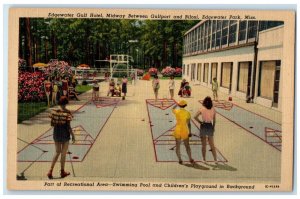 c1940 Edgewater Gulf Hotel Recreational Area Edgewater Park Mississippi Postcard