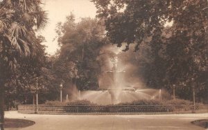 RPPC FORSYTH PARK SAVANNAH GEORGIA REAL PHOTO POSTCARD (1920s)