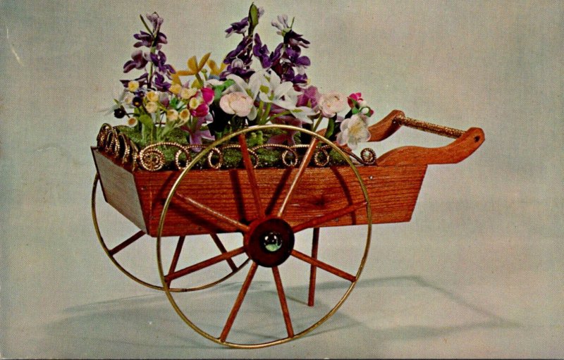 Iowa Des Moines National Handicraft Institute French Flower Cart