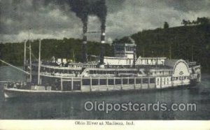 Cincinnati Ferry Boats, Ferries, Steamboat, Ship Madison, Indiana, USA 1914 p...