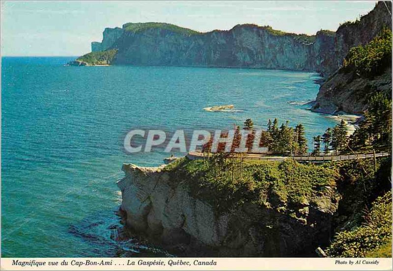 Modern Postcard Magnificent views of Cap Bon Ami The Gaspesie Quebec Canada