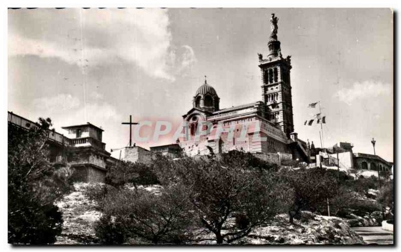 Old Postcard Marseille Notre Dame De La Garde