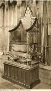 UK - England, Westminster Abbey, Coronation Chair