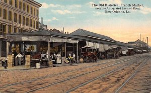 The old historical French market New Orleans, Louisiana, USA Market Unused 