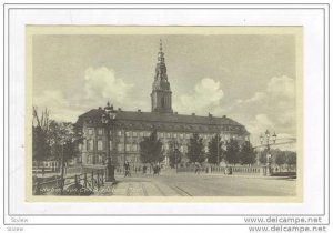 Kobenhavn, Danmark 1910-30s ; Christiansborg Slot