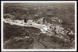 Ontario LEVACK MINE Aerial Real Photograph by Airmaps Limited Toronto nonpc