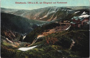 Czech Republic Elbfallbaude Elbegrund und Korkonosch Riesengebirge Postcard C062