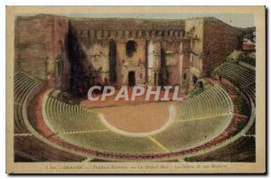 Postcard Ancient Orange Theater Romain The Great Wall Scene and The Bleachers