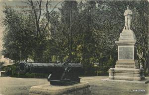 1906 Military Cannon Soldiers Monument Los Angeles California Newman 8251 