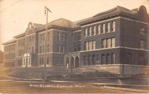 Cadillac Michigan High School Real Photo Vintage Postcard AA41255