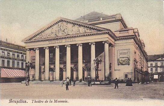 Belgium Brussels Theatre de la Monnaie