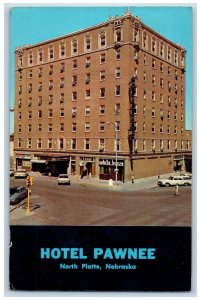 1968 Hotel Pawnee Building View North Platte Nebraska NE Posted Vintage Postcard 