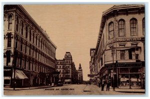 c1910's Madison Avenue Business Section Scene Toledo Ohio OH Unposted Postcard
