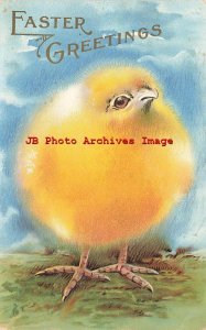 Easter, Auburn PC Co, Closeup of a Baby Chick, 1910 PM 