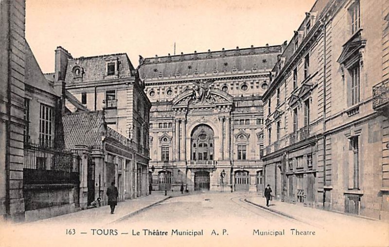 Le Theatre Municipal Tours France Unused 