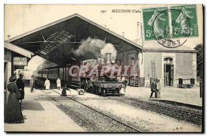 Old Postcard Mezidon The TOP Train Station