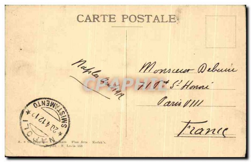 Postcard Old Naples Hotel Excelsior