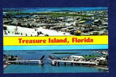 FL Beach Hotels Bridge View TREASURE ISLAND FLORIDA PC