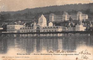 BR71460 evian les bains nouvel etablissement thermal et  splendide hotel france