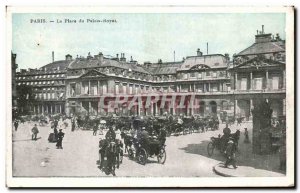 Old Postcard Paris La Place Du Palais Royal