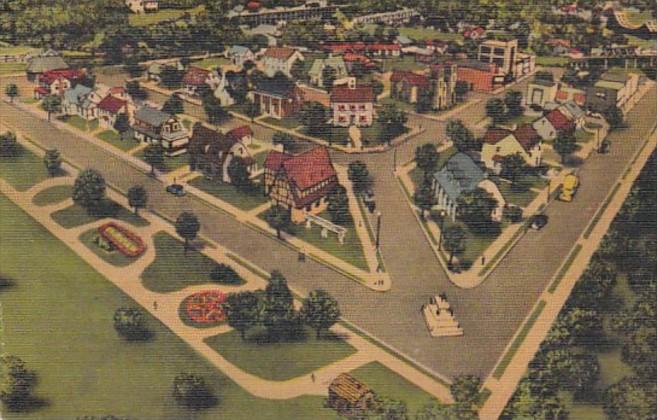 Pennsylvania Hamburg Village Of Fairfield Gieringer's Miniature Village 1948